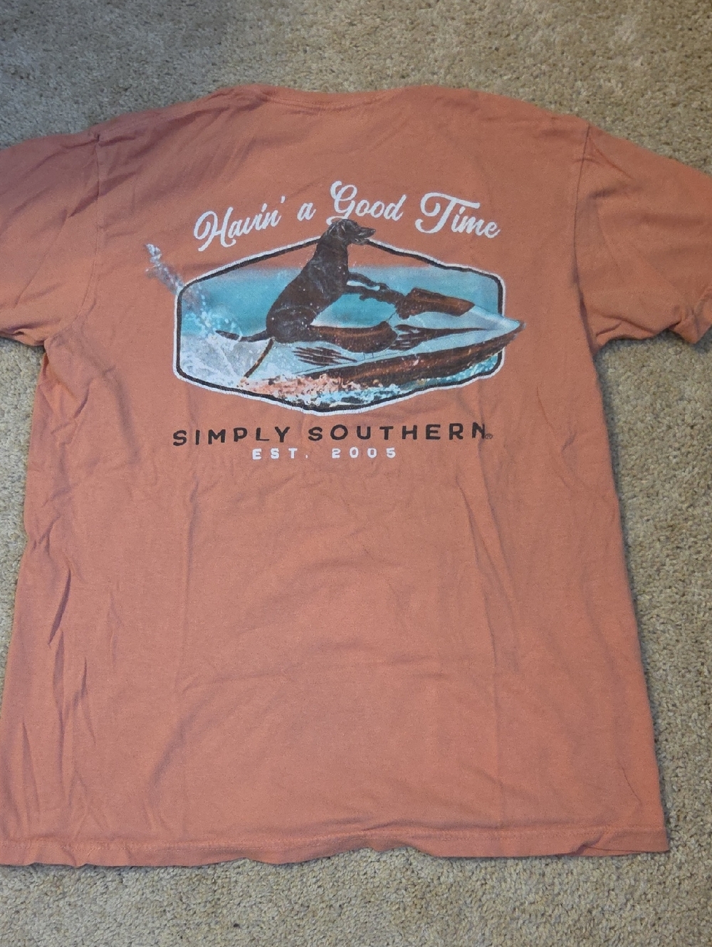 Simply Southern Tee with Dog Graphic
